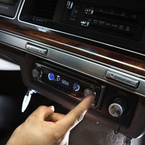 Custom car audio system being installed in Fremont, CA