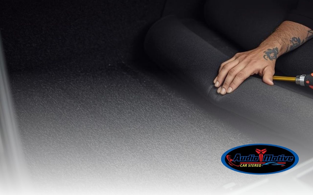 Trunk sound insulation installation process reducing road noise