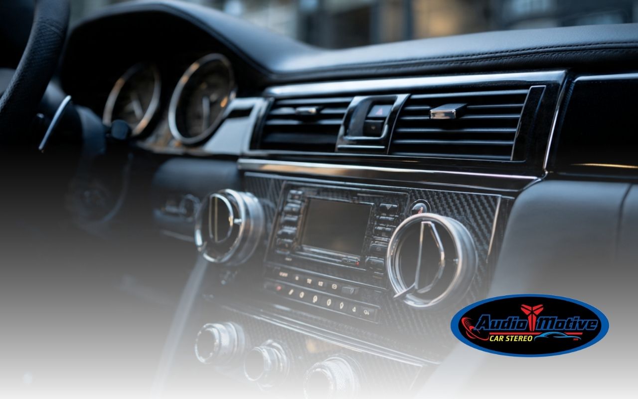 Car Stereo Installation in San Francisco by Audiomotive with a clean in-dash head unit fitment