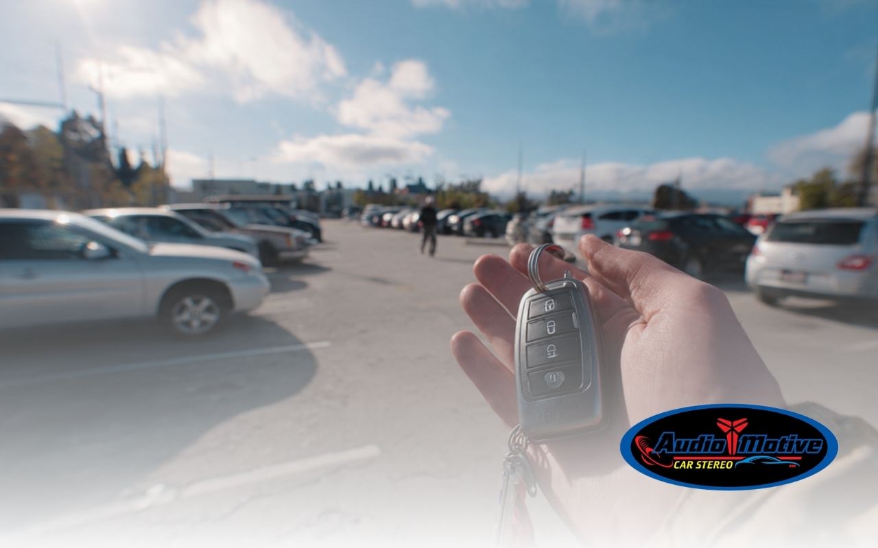 Immobilizers and kill switches explained with a secure car ignition system in a Bay Area parking lot