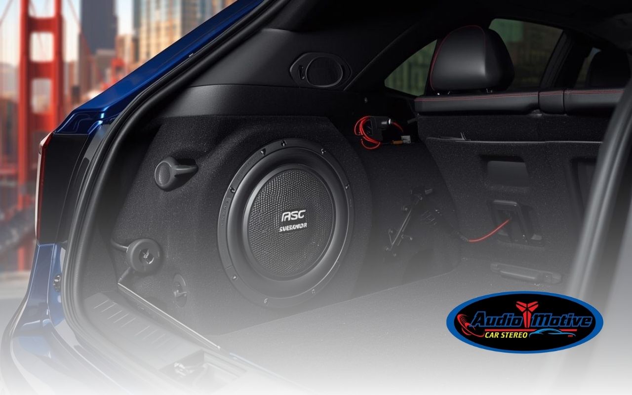 Subwoofer installation in San Francisco for a clean bass upgrade