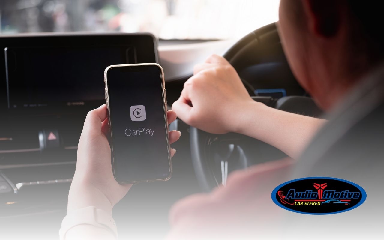 Wireless CarPlay vs wired CarPlay shown on a modern car dashboard