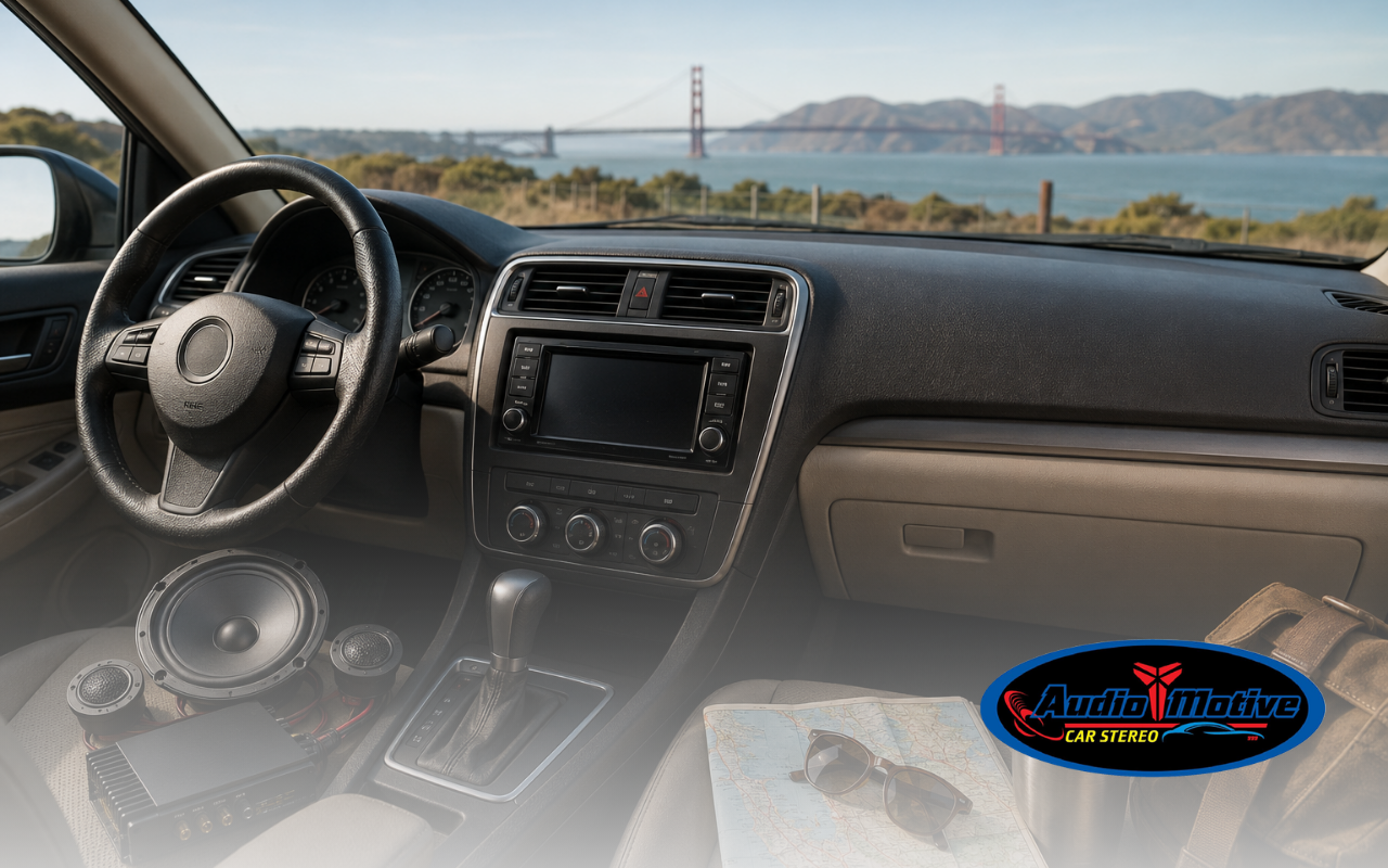 Car audio upgrade for a road trip in the Bay Area