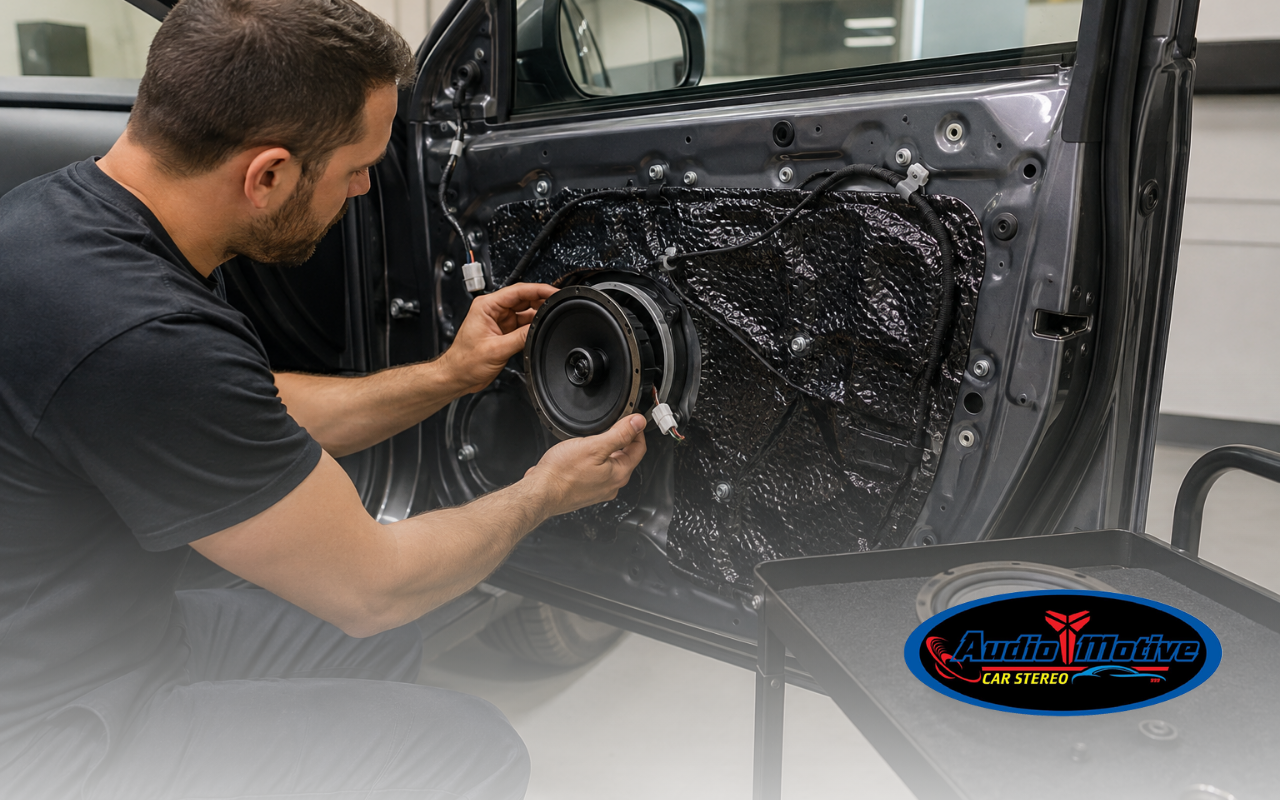 Car audio upgrades for daily commuters with upgraded door speakers