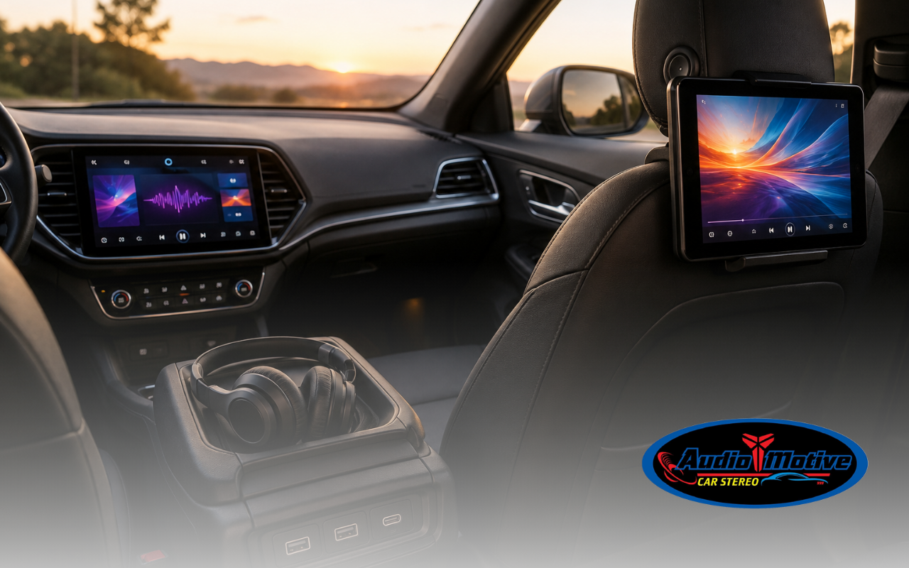 In-car entertainment trends with a modern touchscreen system