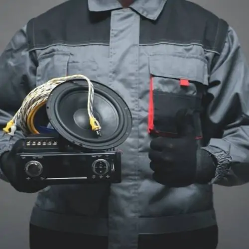 Clean auto speaker installation by professional installer in Fremont