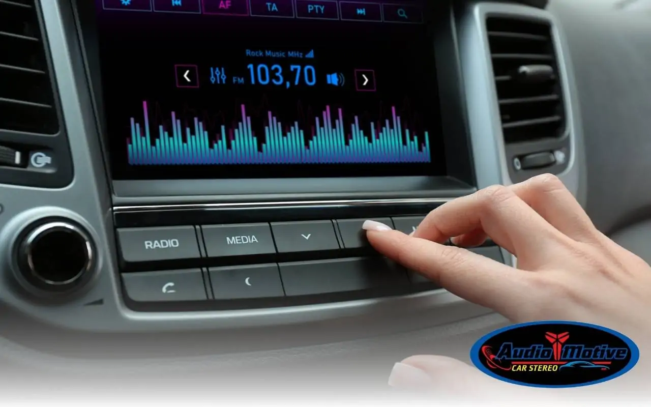 Installed digital signal processor connected to car audio system