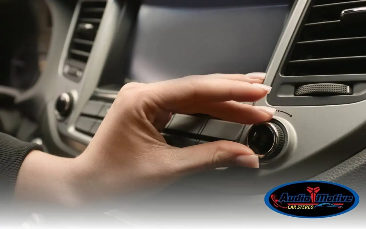 Audio technician adjusting DSP time alignment for better sound staging