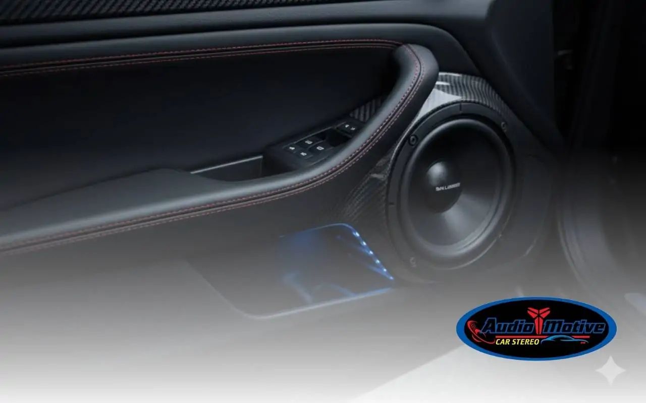 Coaxial vs Component Speakers in San Leandro, CA installed in a front car door for a clean audio upgrade