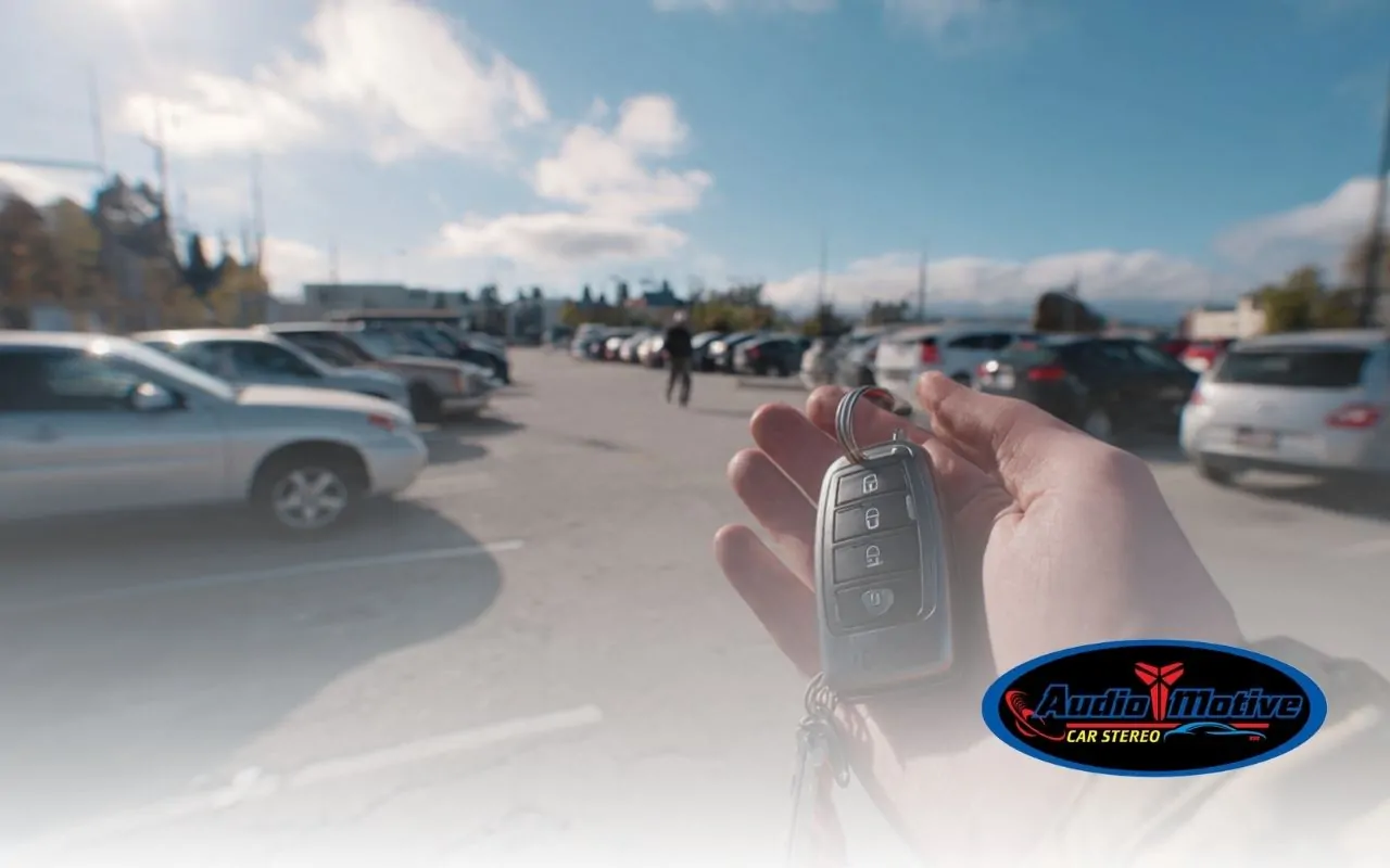 Immobilizers and kill switches explained with a secure car ignition system in a Bay Area parking lot